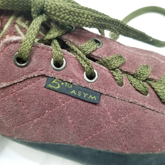 5.10 Five Ten Stealth C4 Men’s Climbing Shoes Red Green Black Size 7.5 - Picture 10 of 16